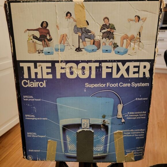 EUC Vintage 1981 Clairol The Foot Fixer Foot Spa W/ Vibrating/Massage/Heat WORKS - Picture 13 of 16